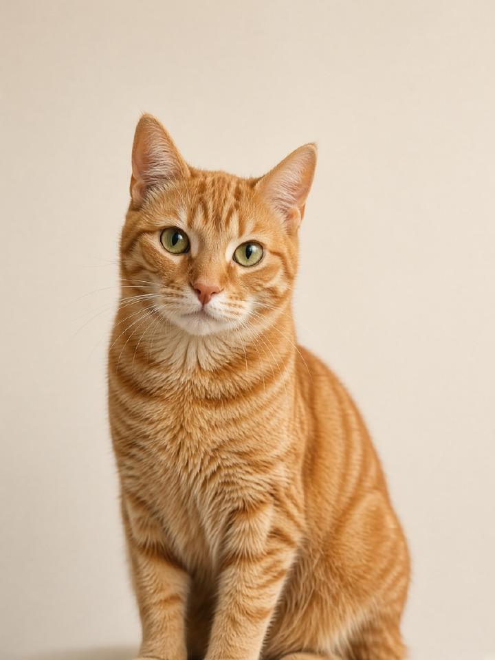 Photo of an orange tabby cat